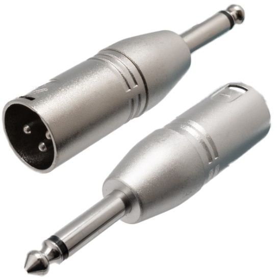 Adaptador CANON XLR macho / JACK 6.3mm macho MONO