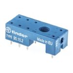 Zocalo FINDER 95.15 para rele serie 40 41 , 2 contactos montaje en PCB 